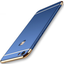 Vaku ® Vivo V7 Plus Ling Series Ultra-thin Metal Electroplating Splicing PC Back Cover