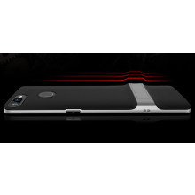 Vaku ® Oppo Realme 2 Pro Royle Case Ultra-thin Dual Metal Soft + inbuilt stand soft/ Silicon Case