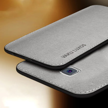 Vaku ® Samsung Galaxy J7 Max Luxico Series Hand-Stitched Cotton Textile Ultra Soft-Feel Shock-proof Water-proof Back Cover