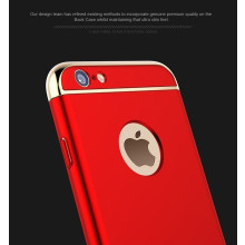 Vaku ® Apple iPhone 6 / 6S Ling Series Ultra-thin Metal Electroplating Splicing PC Back Cover