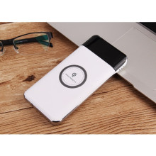 Spade ® Wire-less Charging PowerBank ABS Body With Digital Display High Power 10,000 mAh Dual-USB Output Power Bank