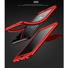 Vaku ® OPPO F3 7D Series PC Case  Dual-Colour Finish 3-in-1 Ultra-thin Slim Front Case + Tempered + Back Cover