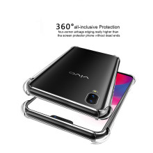 Vaku ® Vivo X21 PureView Series Anti-Drop 4-Corner 360° Protection Full Transparent TPU Back Cover Transparent