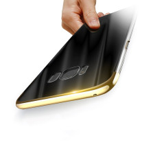Vaku ® Samsung Galaxy J7 Prime / J7 Prime 2 Clint Series Ultra-thin Metal Electroplating Splicing PC Back Cover