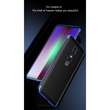 Vaku ® OnePlus 6 CAUSEWAY Series Electroplated Shine Bumper Finish Full-View Display + Ultra-thin Transparent Back Cover