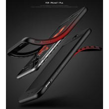 Vaku ® Apple iPhone 7 Plus - 7D Series PC Case  Dual-Colour Finish 3-in-1 Ultra-thin Slim Front Case + Tempered + Back Cover