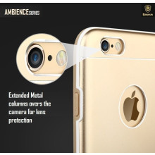 Baseus ® Apple iPhone 6 Plus / 6S Plus Ambience Shockproof TPU + PC + Arc Aluminium Metal Back Cover