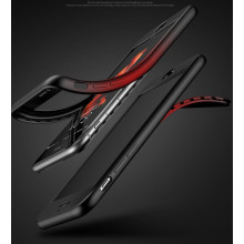 Vaku ® Apple iPhone 5 / 5S / SE 7D Series PC Case  Dual-Colour Finish 3-in-1 Ultra-thin Slim Front Case + Tempered + Back Cover