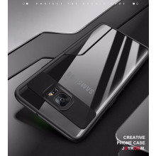 Vaku ® Samsung C7 Pro Kowloon Series Top Quality Soft Silicone 4 Frames Plus Ultra-thin Case Transparent Cover