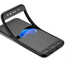 Vaku ® OPPO A57 7D Series PC Case  Dual-Colour Finish 3-in-1 Ultra-thin Slim Front Case + Tempered + Back Cover