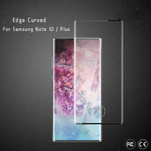 Dr. Vaku ® Samsung Galaxy Note 10 5D Curved Edge Ultra-Strong Ultra-Clear Full Screen Tempered Glass-Black