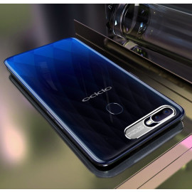 Vaku ® Oppo F9 / F9 Pro Metal Camera Ultra-Clear Transparent View with Anodized Aluminium Finish Back Cover