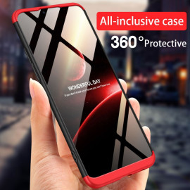 FCK ® Oppo RealMe 2 3-in-1 360 Series PC Case Dual-Colour Finish Ultra-thin Slim Front Case + Back Cover