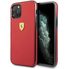 Scuderia Ferrari ® F8 Tributo Design Apple iPhone 11 Metallic Finish Back Cover -Red