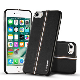 VAKU ® Apple iPhone 6 / 6S LARDOR Series 3 Stitch Leather Shell with Metallic Logo Display Back Cover