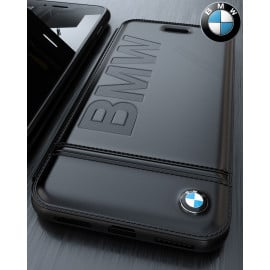 BMW ® Apple iPhone 8 Flip Official Racing Leather Case Limited Edition Flip Cover