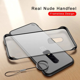 VAKU ®  OnePlus 6 Frameless Semi Transparent Cover (Ring not Included)