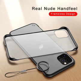 Luxos ® For Apple iPhone 11 Pro Rimless Semi Transparent Cover (Ring not Included)