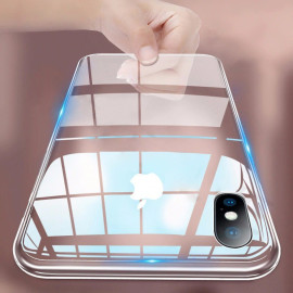 Vaku ® Apple iPhone X / XS Bayer 2 Series with Anti yellow + Anti explosion TPE Case Back Cover