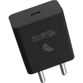 Dr Vaku® ROGUE 45W PD GaN Charger Type C Adapter for iPhone 16/16 Plus/16 Pro/16 Pro Max, 15/14/13/12 Series, Samsung & All Android Devices USB-C Fast Charger