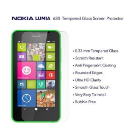 Dr. Vaku ® Nokia Lumia 635 Ultra-thin 0.2mm 2.5D Curved Edge Tempered Glass Screen Protector Transparent