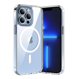 Vaku Luxos ® For Apple iPhone 13 / 13 Mini / 13 Pro / 13 Pro Max MagPro Clear Case [ Only Back Cover ]