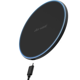 eller sante ® 15W Wireless Charger Albany Frosted Fast Charging pad PD & Qi-Certified with Type C Cable