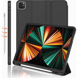 VAKU ®  iPad Pro 12.9" Silicon with Pencil Stand Tri-Fold case