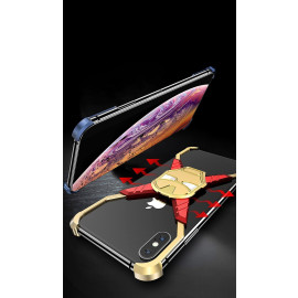 VAKU ® For Apple iPhone X/ XS Ironman Stark Aluminum Metal Back Cover