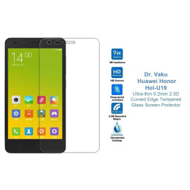 Dr. Vaku ® Huawei Honor Hol-U19 Ultra-thin 0.2mm 2.5D Curved Edge Tempered Glass Screen Protector Transparent