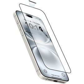 Vaku ® Apple iPhone 16 ESD Full Glass Dust & Water Proof Tempered Glass Anti-Scratch Edge to Edge Coverage