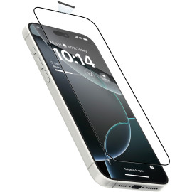 Vaku ® Apple iPhone 16 Pro ESD Full Glass Dust & Water Proof Tempered Glass Anti-Scratch Edge to Edge Coverage