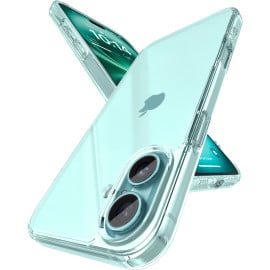 Vaku Luxos ® Apple iPhone 16 Glassy Series Clear TPU Shockproof Scratch Resistant, Slim, Thin, Military-Grade Protection Back Cover