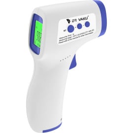 DR VAKU ® Non-Contact Infrared Thermometer | Instant Accurate Digital Readings | Safe & Easy Use | FREE Battery Included