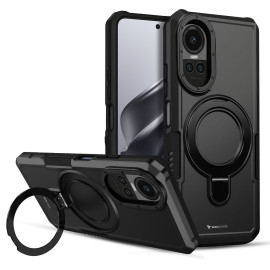 Vaku ® Oppo Reno10 5G Astor Military Grade Armor Protective Case with Ring Bracket Kickstand Back cover
