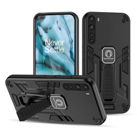 Vaku ® OnePlus Nord Valor Military Grade Armor Case with Built-in Kickstand Shockproof Back Cover