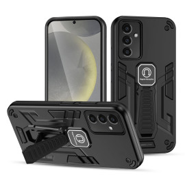 Vaku ® Samsung Galaxy S24 Plus Valor Military Grade Armor Case with Built-in Kickstand Shockproof Back Cover