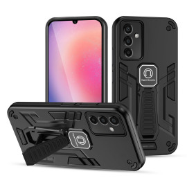 Vaku ® Samsung Galaxy A24 4G Valor Military Grade Armor Case with Built-in Kickstand Shockproof Back Cover