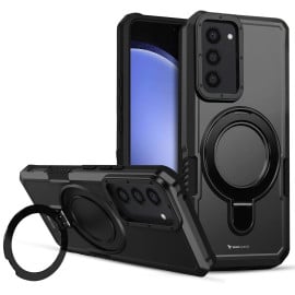 Vaku ® Samsung Galaxy S23 Astor Military Grade Armor Protective Case with Ring Bracket Kickstand Back cover