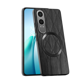 Vaku ® OnePlus Nord CE4 Lite 5G Diamond Plume Pattern Magnetic Magsafe Matte Soft-Touch Texture Back Cover