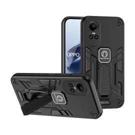 Vaku ® Oppo Reno10 5G Valor Military Grade Armor Case with Built-in Kickstand Shockproof Back Cover