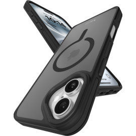 Vaku Luxos ® Apple iPhone 16 Plus Elemento MagPro Drop Protection Shockproof Certified Mag-Safe Guard Corner Frosted Back Cover