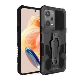 Vaku ® Vanguard Military Grade Armor Case with Metal Belt Clip Kickstand Back Cover