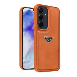 Vaku Luxos ® Samsung Galaxy A55 5G Nyxen Premium Leather Stitched Soft Shockproof Protective Back Cover