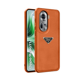 Vaku Luxos ® Oppo Reno11 5G Nyxen Premium Leather Stitched Soft Shockproof Protective Back Cover