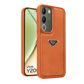 Vaku Luxos ® Vivo Y200 5G Nyxen Premium Leather Stitched Soft Shockproof Protective Back Cover
