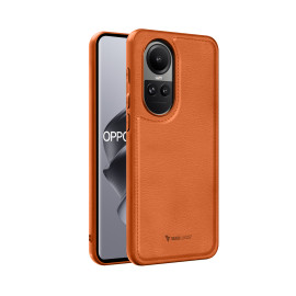 Vaku ® Oppo Reno10 Pro 5G Luxe Premium Leather Stitched Non-Slip Grip Protective Back Cover