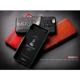 Rock ® Apple iPhone 6 / 6S DRY & CO Genuine Ostrich Leg Skin Leather + Inbuilt Card Slot Back Cover