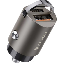 DR VAKU® ARCSHIFT 70W Car Charger Fast Charging Dual Port Type C PD 40W + 30W QC 3.0 USB Car Mobile Laptop Adapter for iPhone 16/15/14/13 etc., Samsung All Series, Tablets, & Android Smartphones