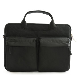 Vaku ® Vigor Series Multiuility Bag for Macbook 14 Inch - Black